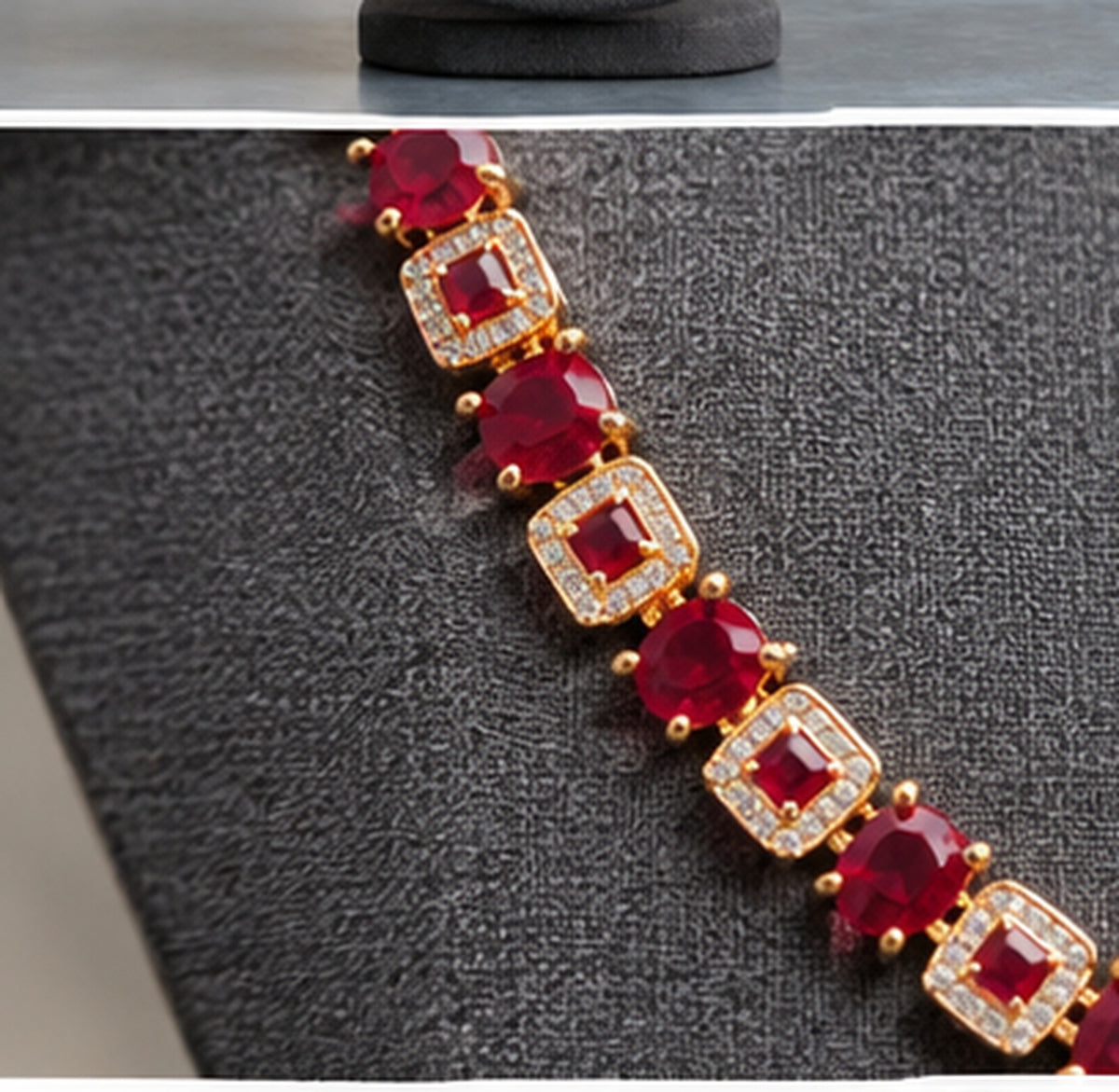 Ruby Luxe Statement Necklace
