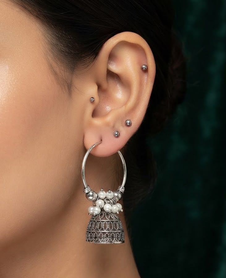 Royal Jhumki Earrings – Heritage Collection