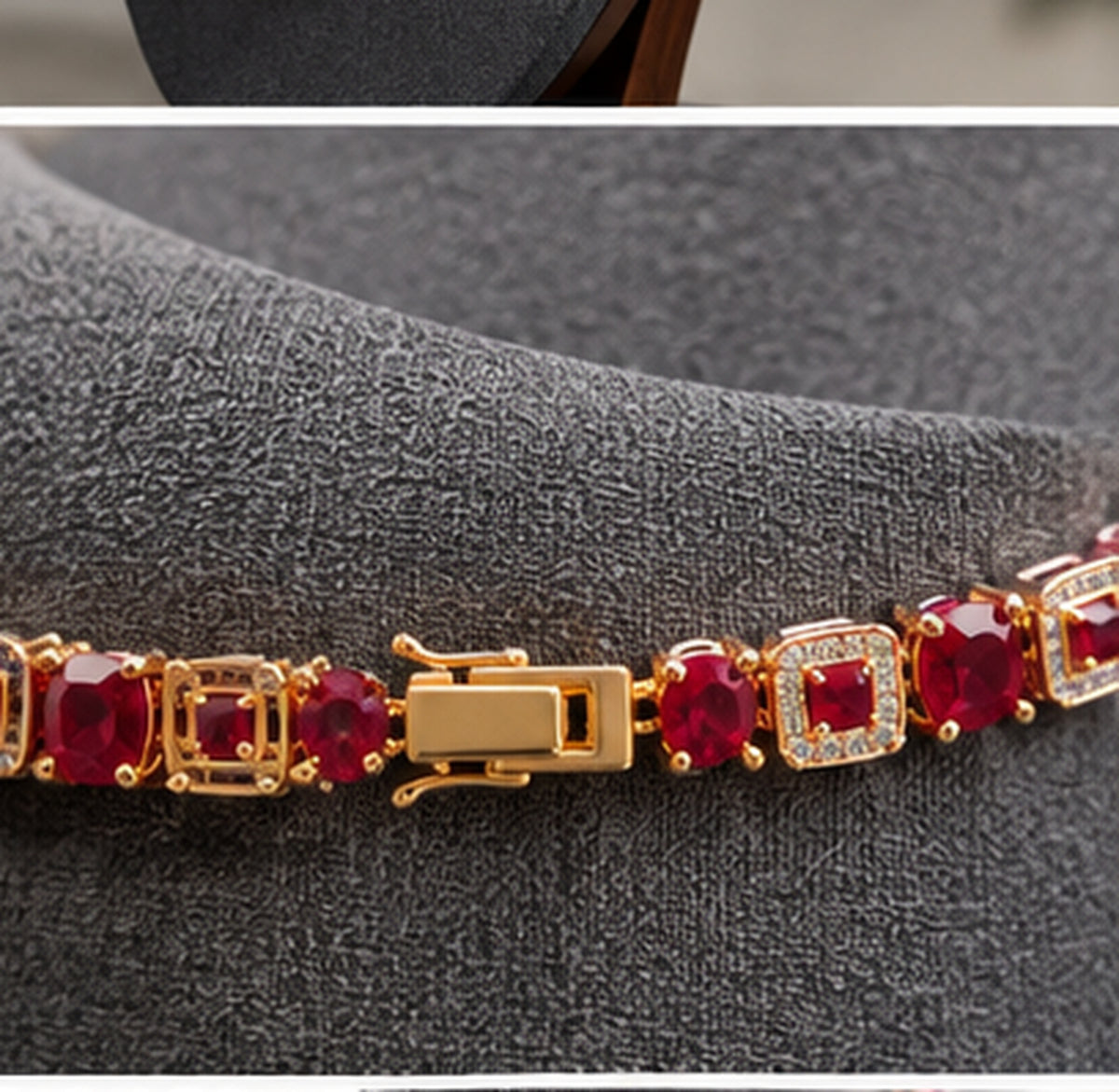 Ruby Luxe Statement Necklace